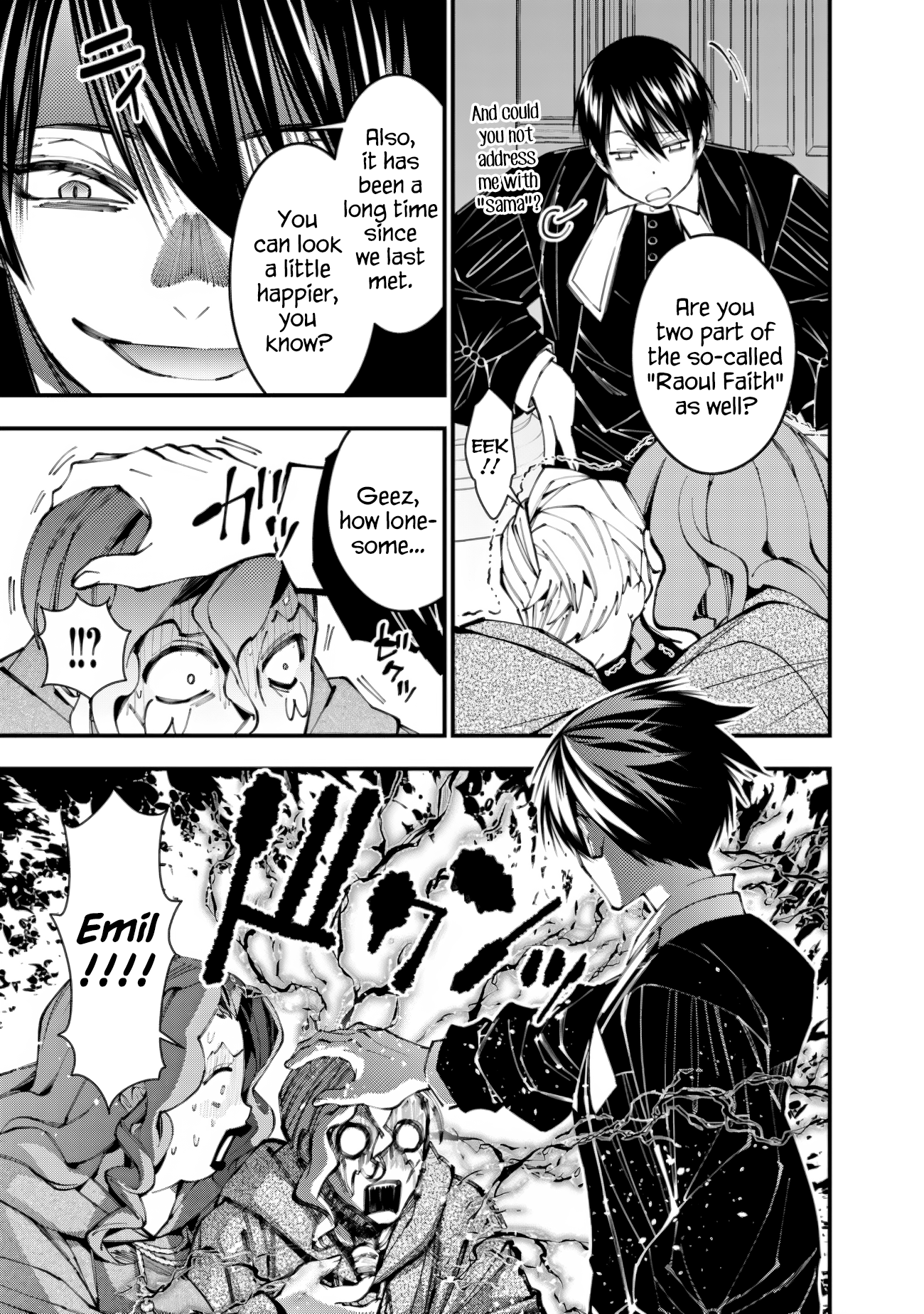 Halaman dari Fukushuu o Koinegau Saikyou Yuusha wa, Yami no Chikara de Senmetsu Musou Suru Chapter 95