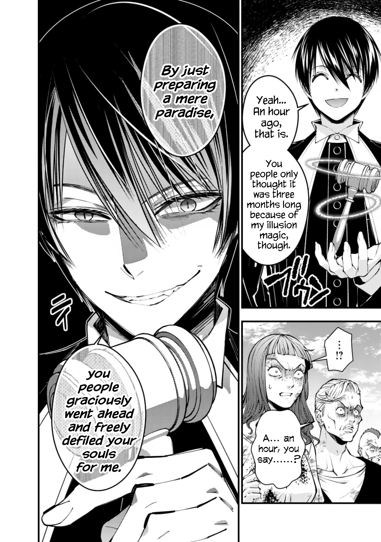 Halaman dari Fukushuu o Koinegau Saikyou Yuusha wa, Yami no Chikara de Senmetsu Musou Suru Chapter 95