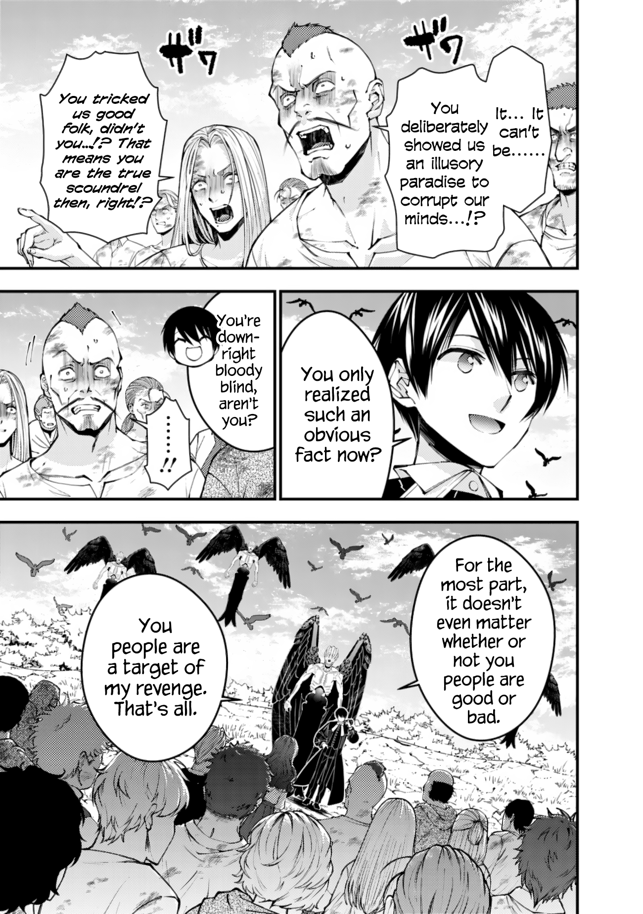 Halaman dari Fukushuu o Koinegau Saikyou Yuusha wa, Yami no Chikara de Senmetsu Musou Suru Chapter 95