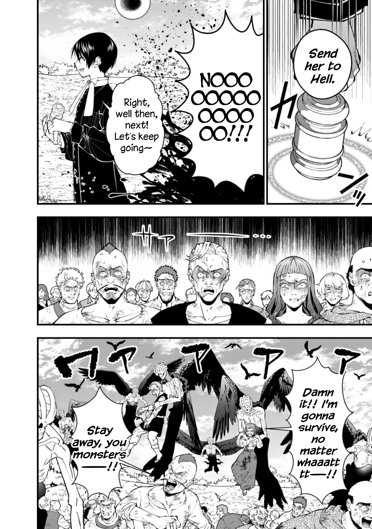 Halaman dari Fukushuu o Koinegau Saikyou Yuusha wa, Yami no Chikara de Senmetsu Musou Suru Chapter 95