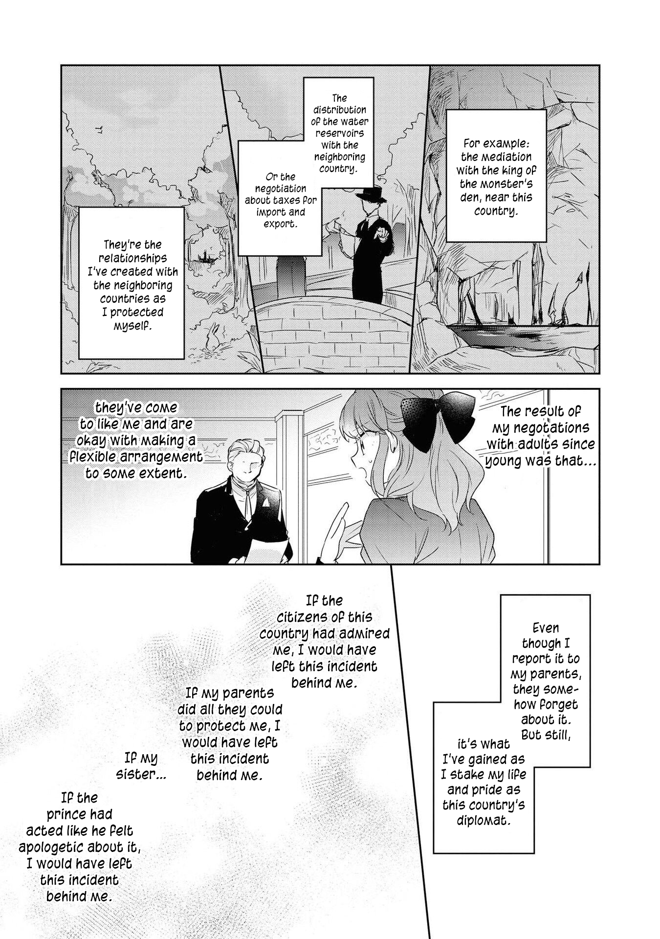 Halaman dari Though I May Be a Villainess, I'll Show You I Can Obtain Happiness! Chapter 6