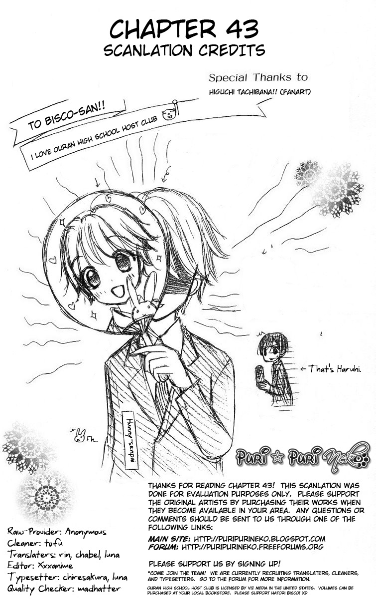 Halaman dari Ouran High School Host Club Chapter 43