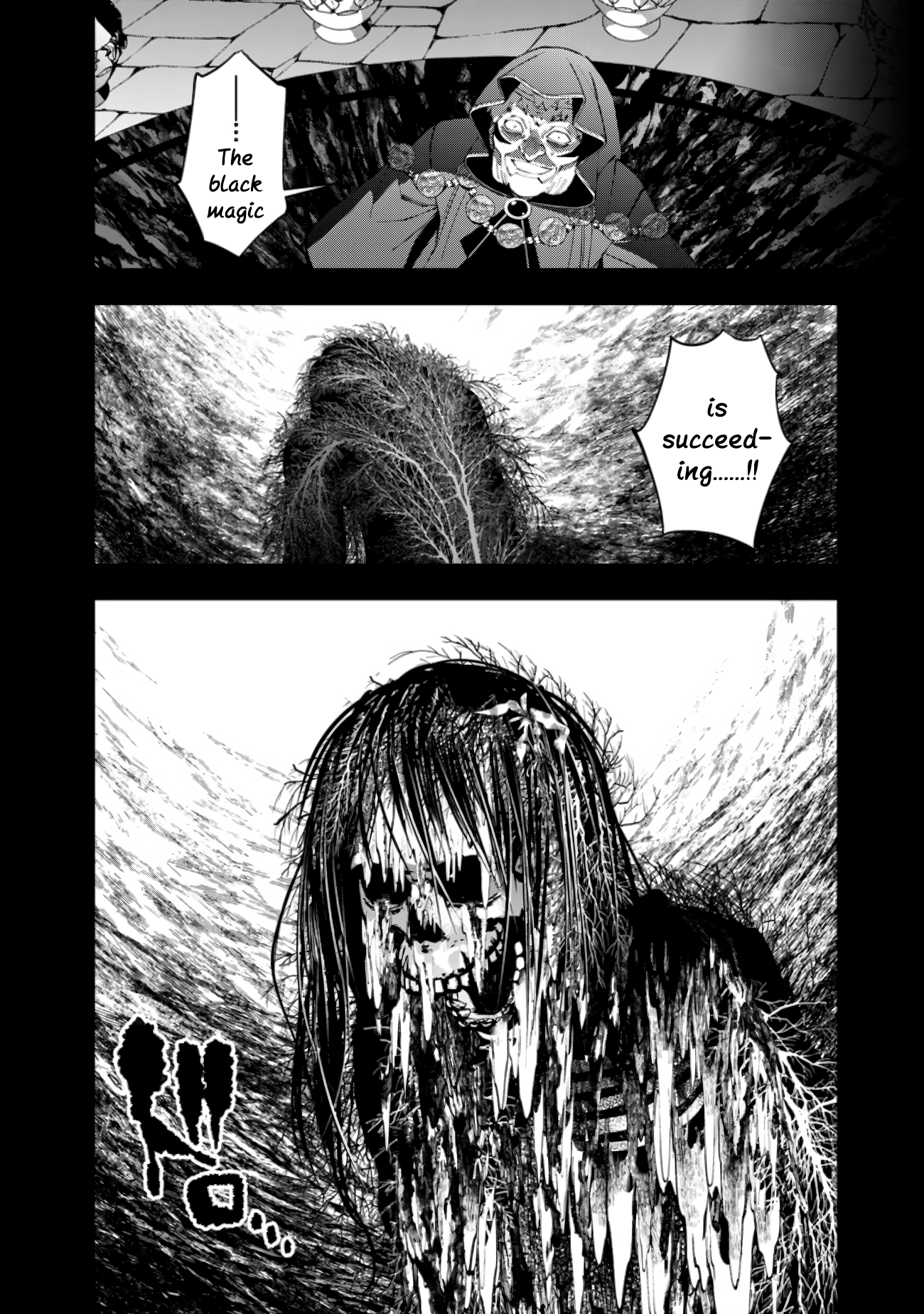 Halaman dari Fukushuu o Koinegau Saikyou Yuusha wa, Yami no Chikara de Senmetsu Musou Suru Chapter 97