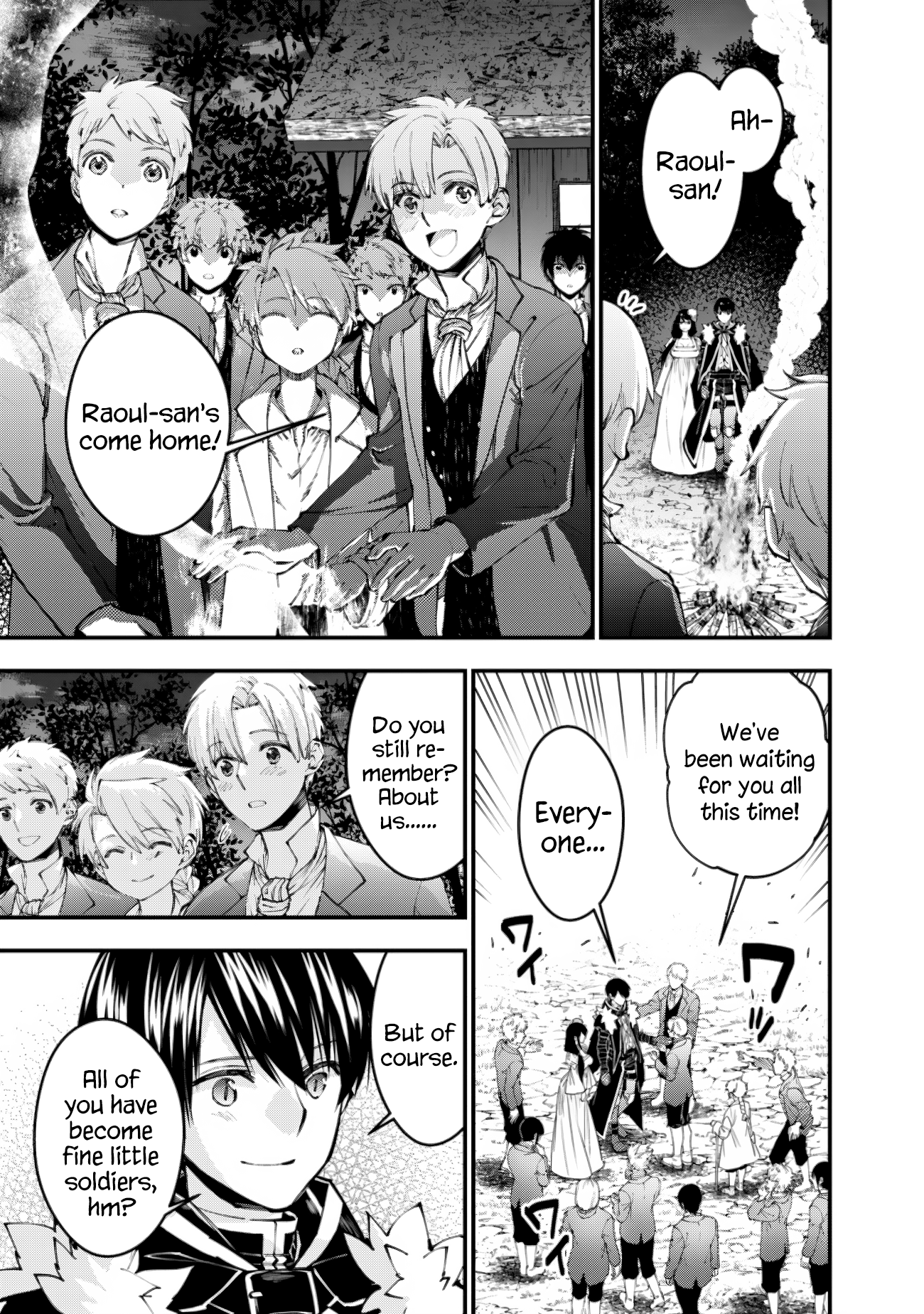 Halaman dari Fukushuu o Koinegau Saikyou Yuusha wa, Yami no Chikara de Senmetsu Musou Suru Chapter 97