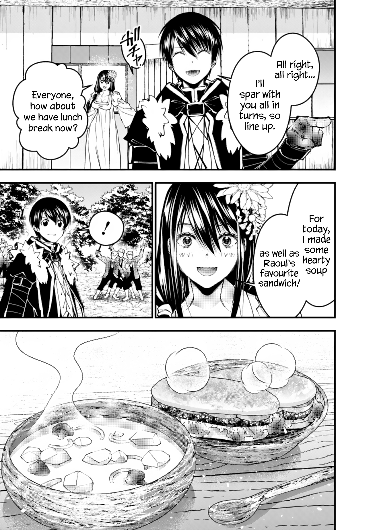 Halaman dari Fukushuu o Koinegau Saikyou Yuusha wa, Yami no Chikara de Senmetsu Musou Suru Chapter 97
