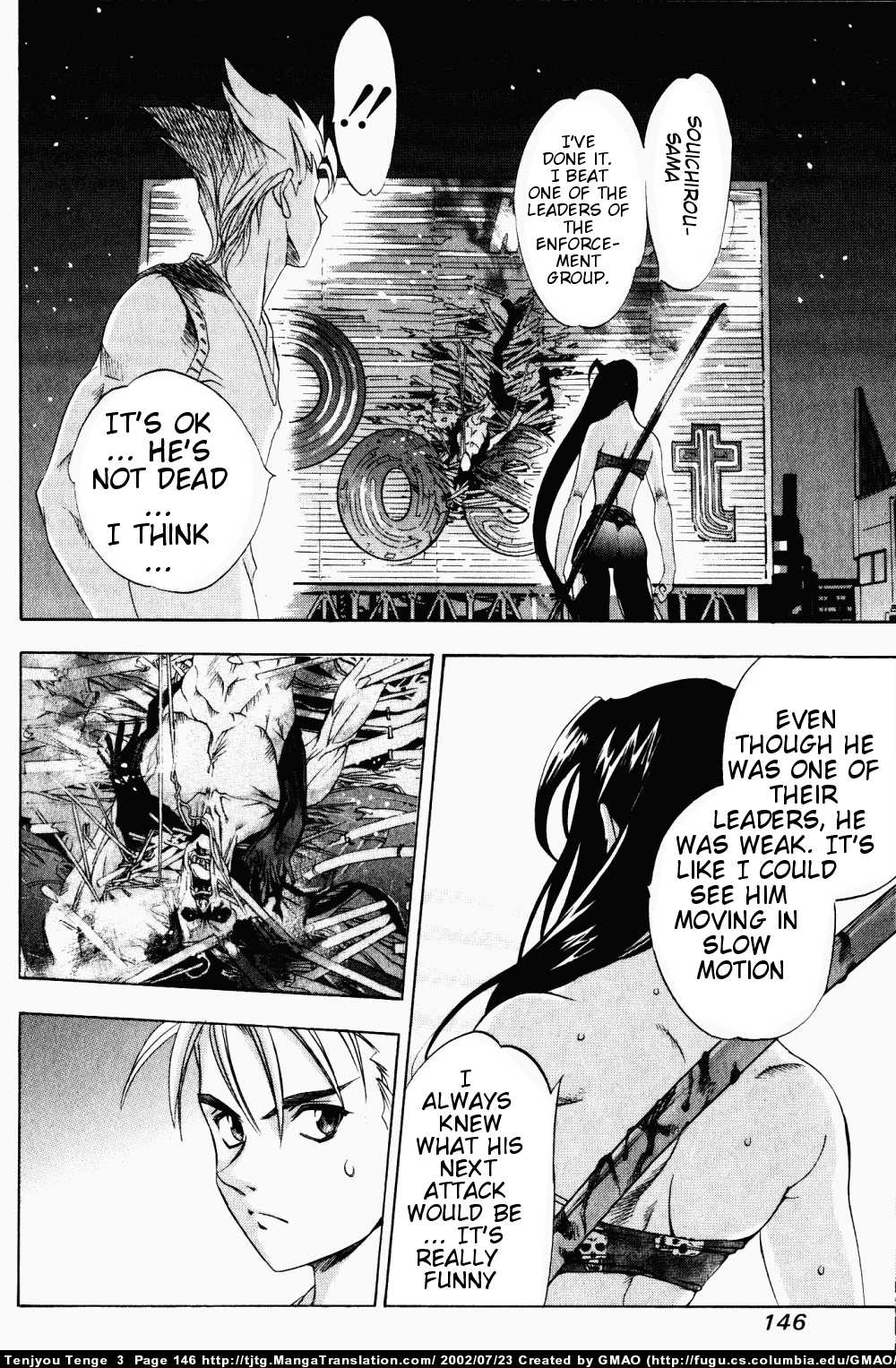 Halaman dari Tenjou Tenge Chapter 17