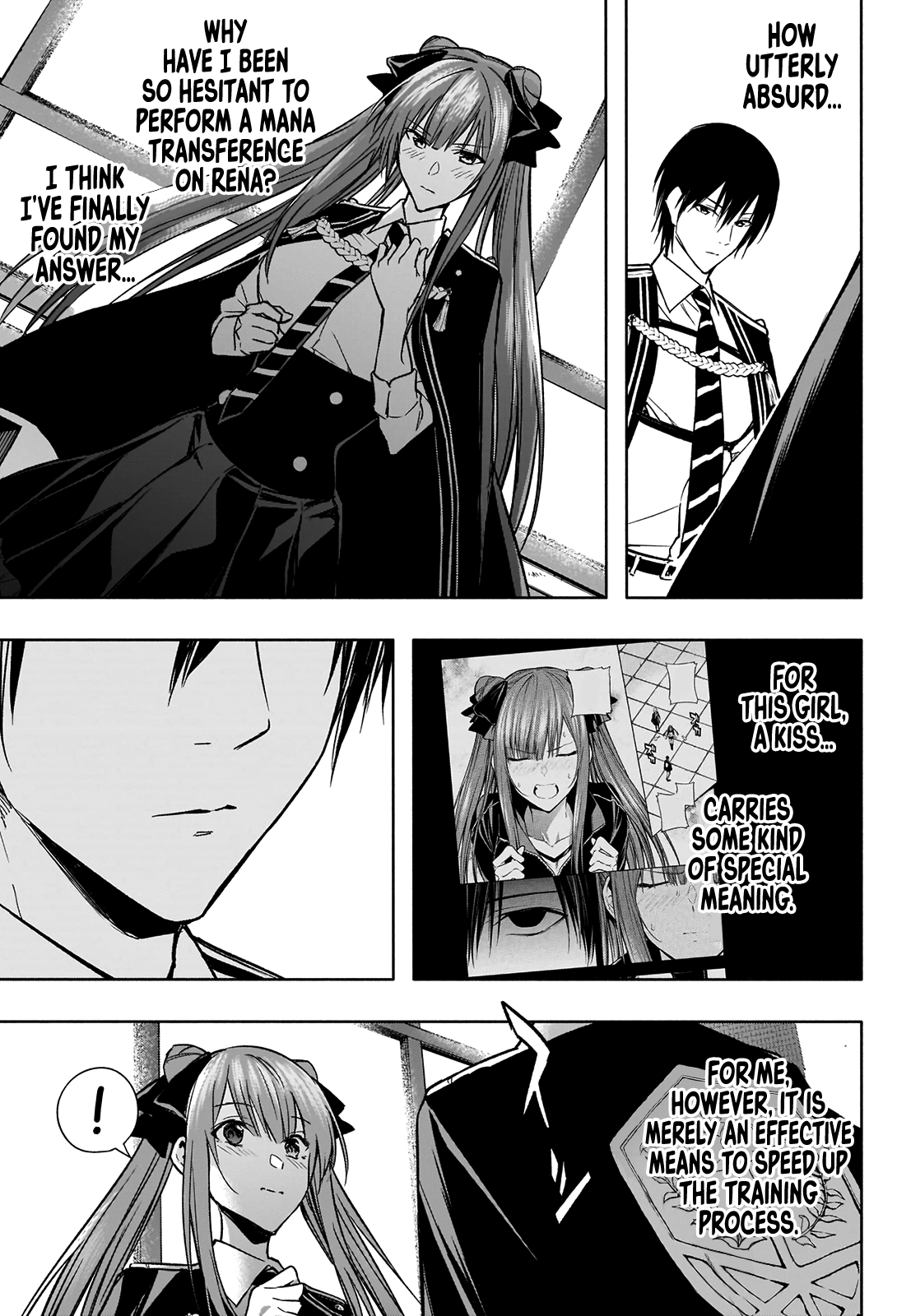 Halaman dari Ouritsu Mahou Gakuen no Saikasei ~Hinkongai Agari no Saikyou Mahoushi, Kizoku Darake no Gakuen de Musou Suru~ Chapter 33
