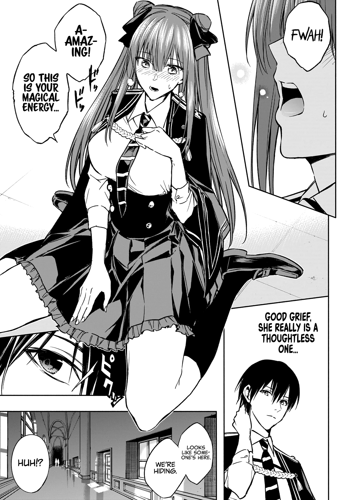 Halaman dari Ouritsu Mahou Gakuen no Saikasei ~Hinkongai Agari no Saikyou Mahoushi, Kizoku Darake no Gakuen de Musou Suru~ Chapter 33