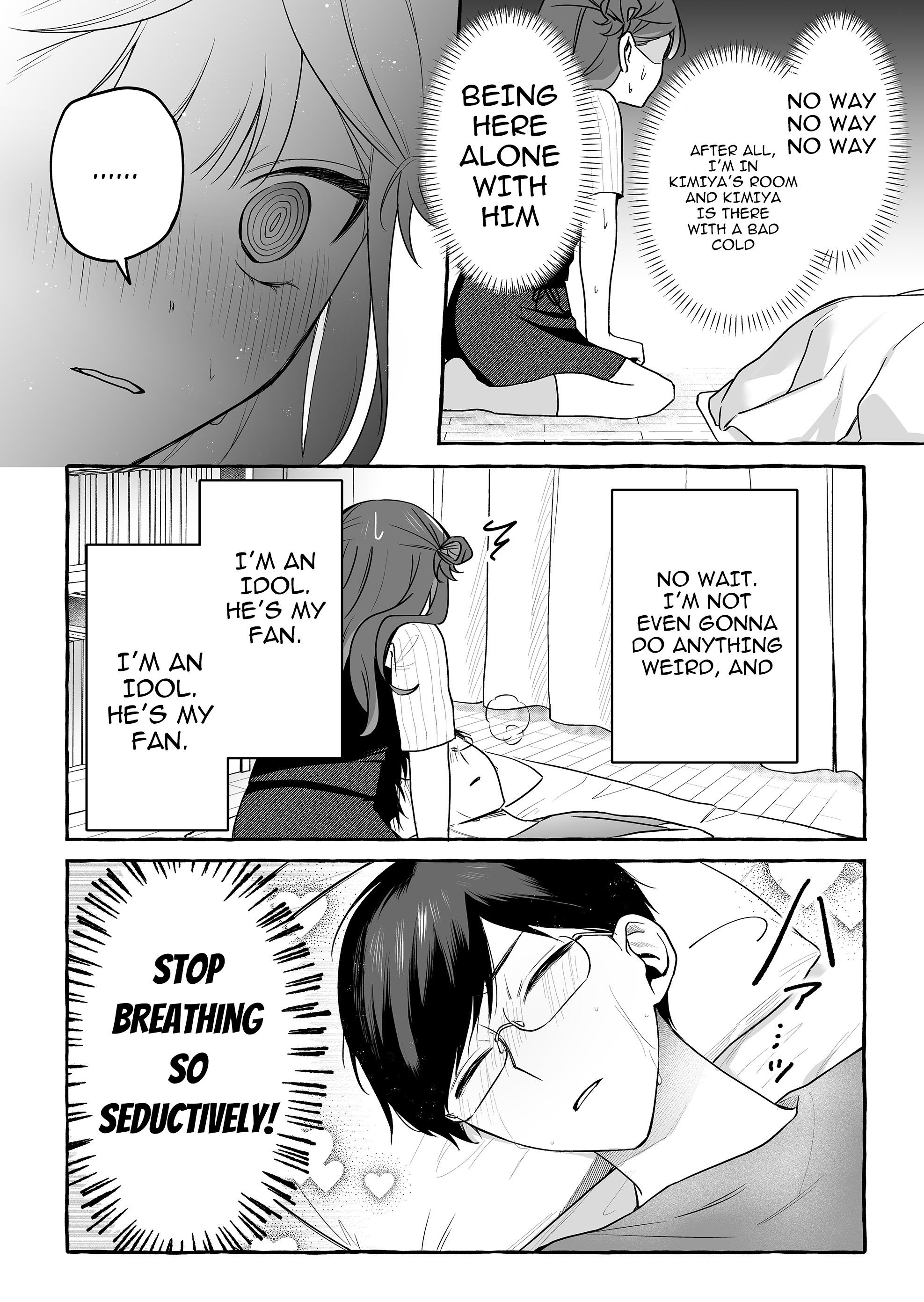 Halaman dari Damedol to Sekai ni Hitori Dake no Fan Chapter 44