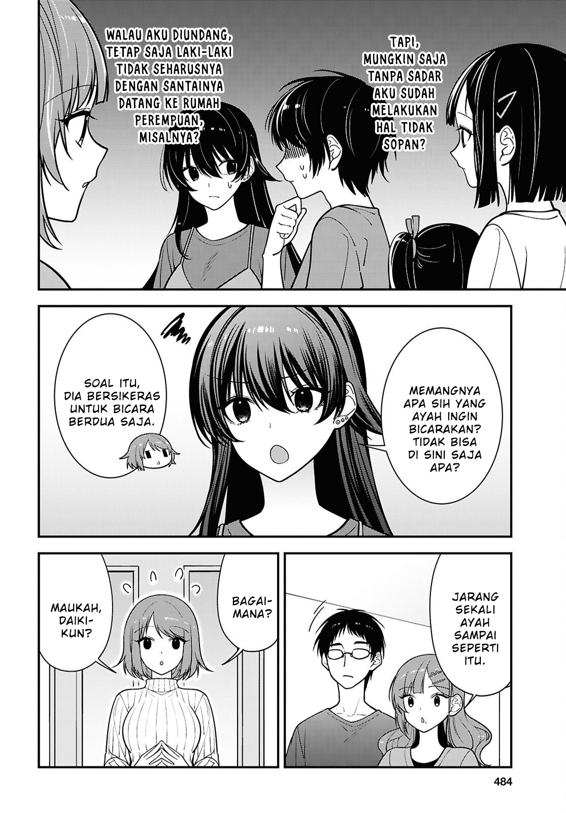 Tonari no Seki no Yankee Shimizu-san ga Kami wo Kuroku Sometekita Chapter 18 - halaman 10
