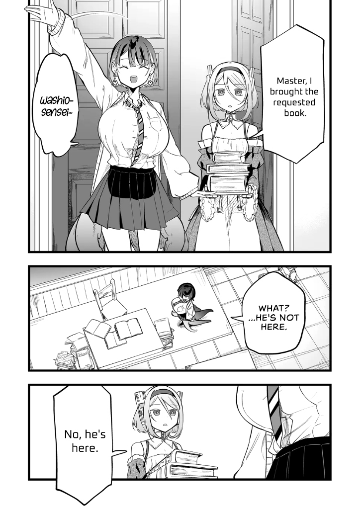 Halaman dari "Ano Toki Tasukete Itadaita Monster Musume desu." Isekai Ossan Kyoushi Totsuzen no Moteki ni Konwaku suru Chapter 19