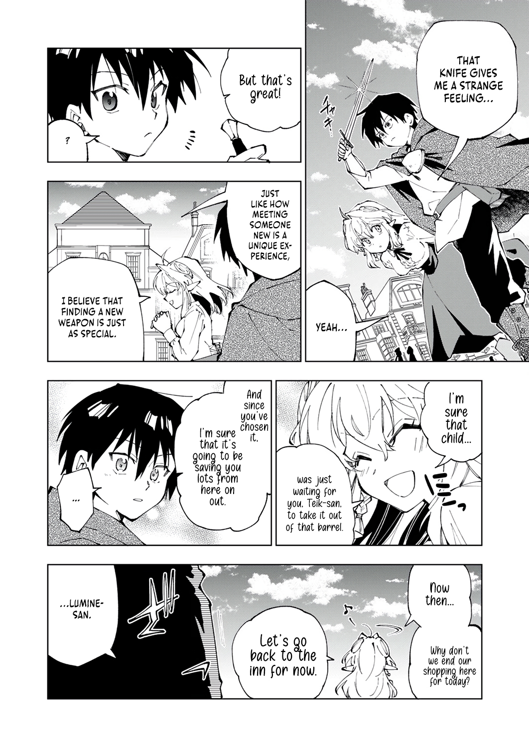 Halaman dari Gomi Sukiru [Suteru] ga [Shushasentaku] ni Kakusei Shitanode, Saikou Nando no Dai Meikyuu wo Kanzen Koryaku Suru ~Munouda to Pati wo Tsuihosareta Shounen ga Saikyou ni Itaru Made~ Chapter 4