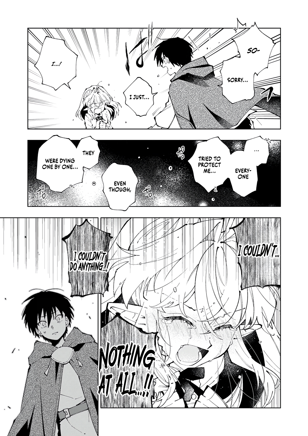 Halaman dari Gomi Sukiru [Suteru] ga [Shushasentaku] ni Kakusei Shitanode, Saikou Nando no Dai Meikyuu wo Kanzen Koryaku Suru ~Munouda to Pati wo Tsuihosareta Shounen ga Saikyou ni Itaru Made~ Chapter 4