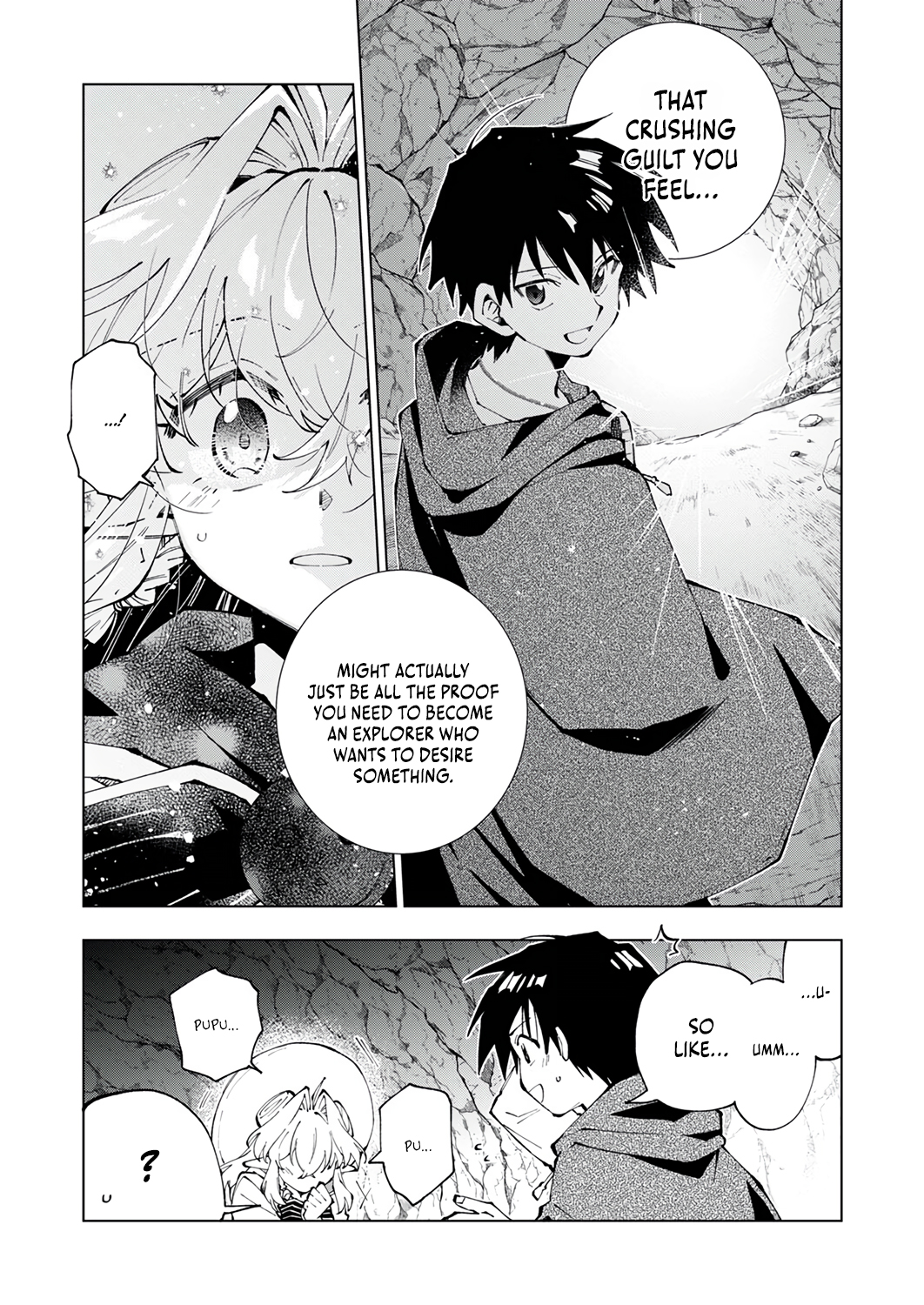 Halaman dari Gomi Sukiru [Suteru] ga [Shushasentaku] ni Kakusei Shitanode, Saikou Nando no Dai Meikyuu wo Kanzen Koryaku Suru ~Munouda to Pati wo Tsuihosareta Shounen ga Saikyou ni Itaru Made~ Chapter 4