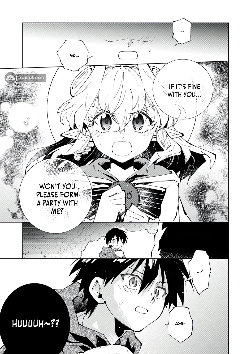 Halaman dari Gomi Sukiru [Suteru] ga [Shushasentaku] ni Kakusei Shitanode, Saikou Nando no Dai Meikyuu wo Kanzen Koryaku Suru ~Munouda to Pati wo Tsuihosareta Shounen ga Saikyou ni Itaru Made~ Chapter 4