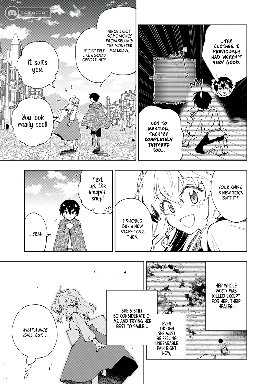 Halaman dari Gomi Sukiru [Suteru] ga [Shushasentaku] ni Kakusei Shitanode, Saikou Nando no Dai Meikyuu wo Kanzen Koryaku Suru ~Munouda to Pati wo Tsuihosareta Shounen ga Saikyou ni Itaru Made~ Chapter 4