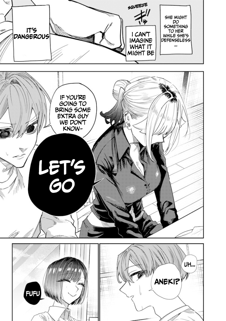 Halaman dari Namaiki na Gal Ane wo Wakaraseru Hanashi Chapter 42