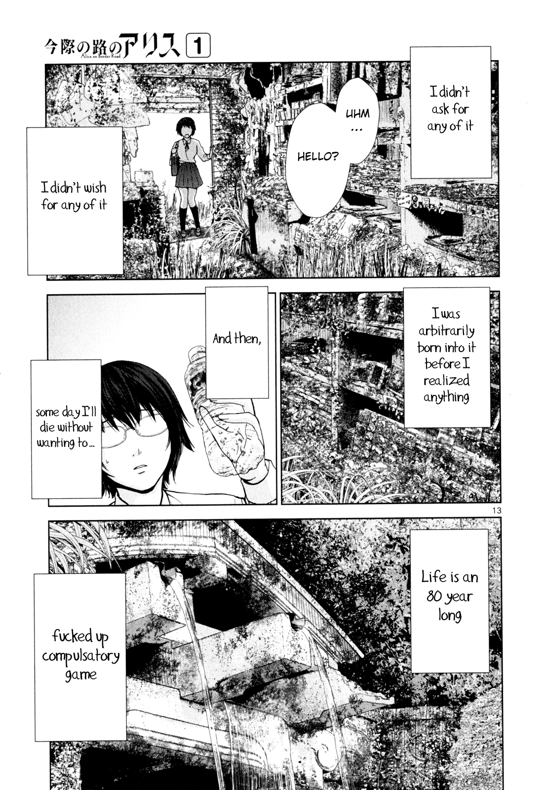 Halaman dari Alice on Border Road Chapter 1