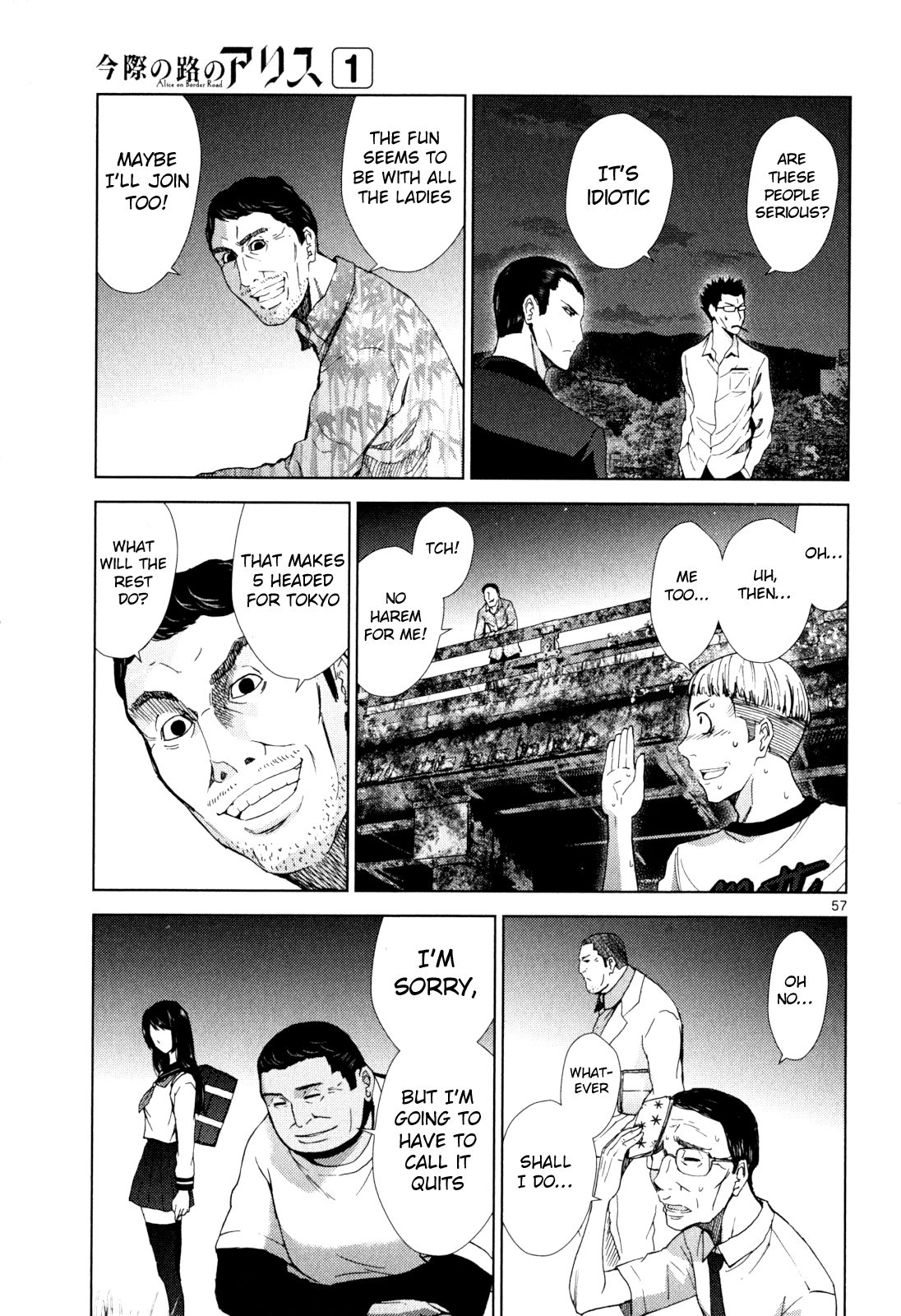 Halaman dari Alice on Border Road Chapter 1