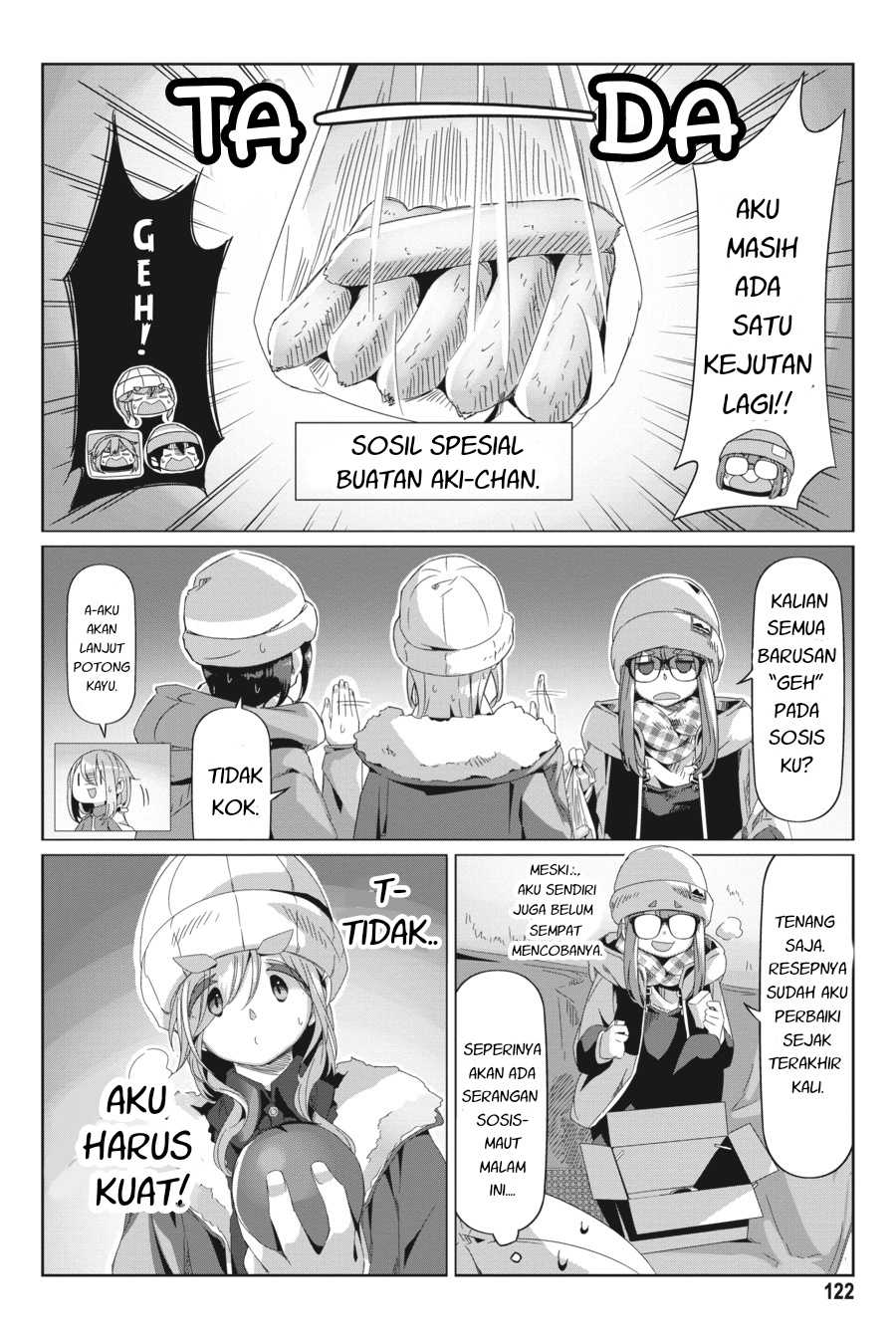 Yuru Camp△ Chapter 68 - halaman 17