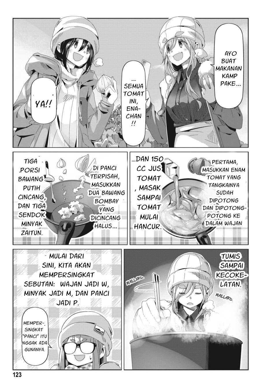 Yuru Camp△ Chapter 68 - halaman 18