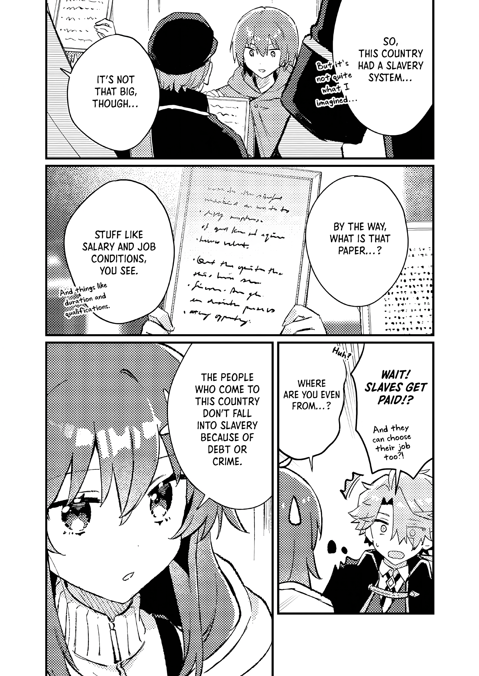 Halaman dari Isekai Shounin - Skill <Isekai Tokou> wo Kushi Shite, Yuuyuu Jiteki na Okanemochi Slow Life wo Okurimasu Chapter 10