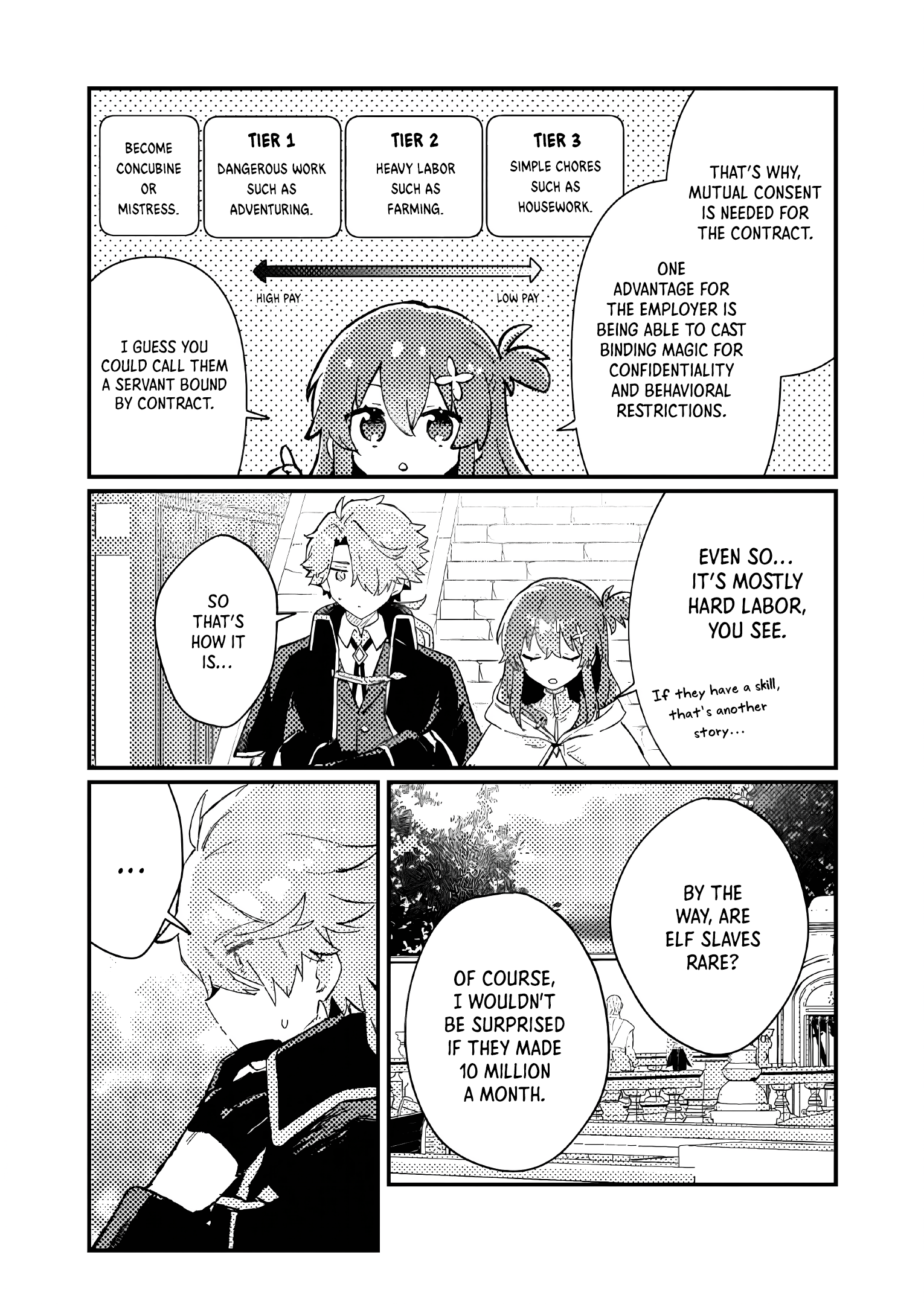 Halaman dari Isekai Shounin - Skill <Isekai Tokou> wo Kushi Shite, Yuuyuu Jiteki na Okanemochi Slow Life wo Okurimasu Chapter 10