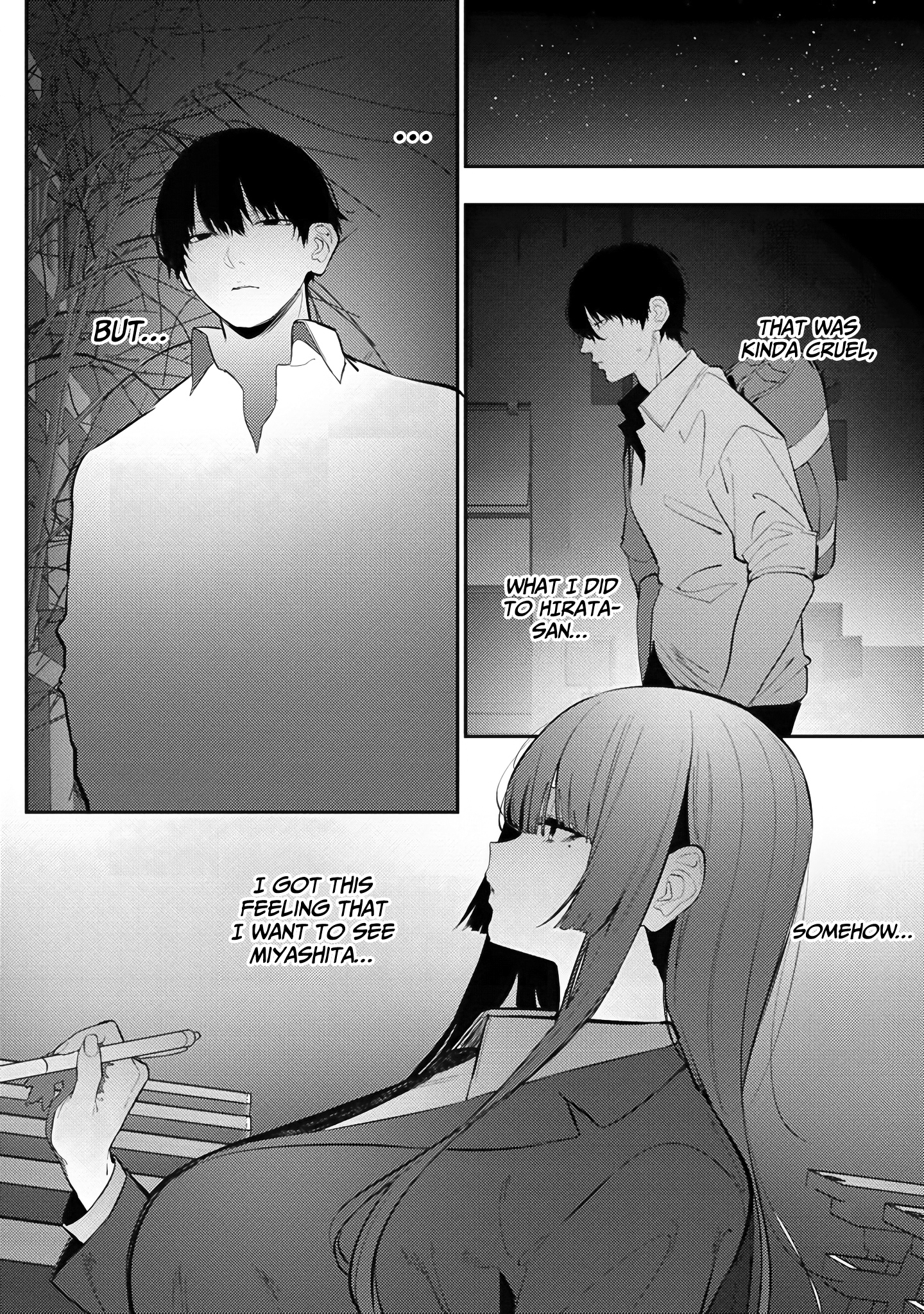 Halaman dari Mukuchina Miyashita-san no Shikiyoku Channel Chapter 7