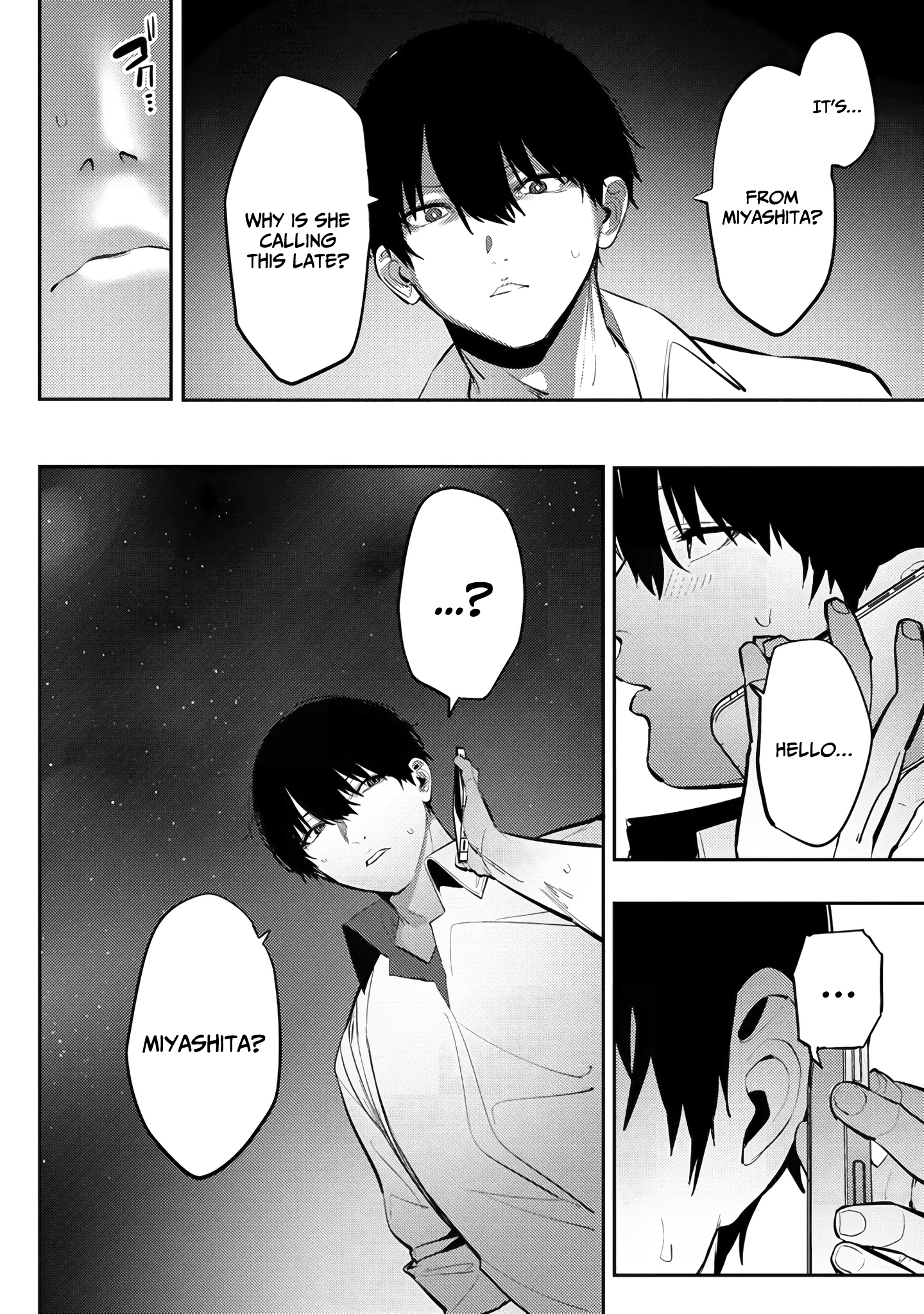 Halaman dari Mukuchina Miyashita-san no Shikiyoku Channel Chapter 7