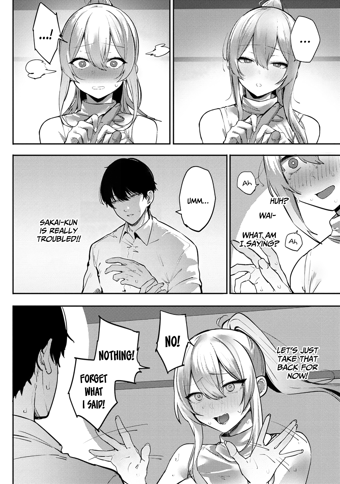 Halaman dari Mukuchina Miyashita-san no Shikiyoku Channel Chapter 7