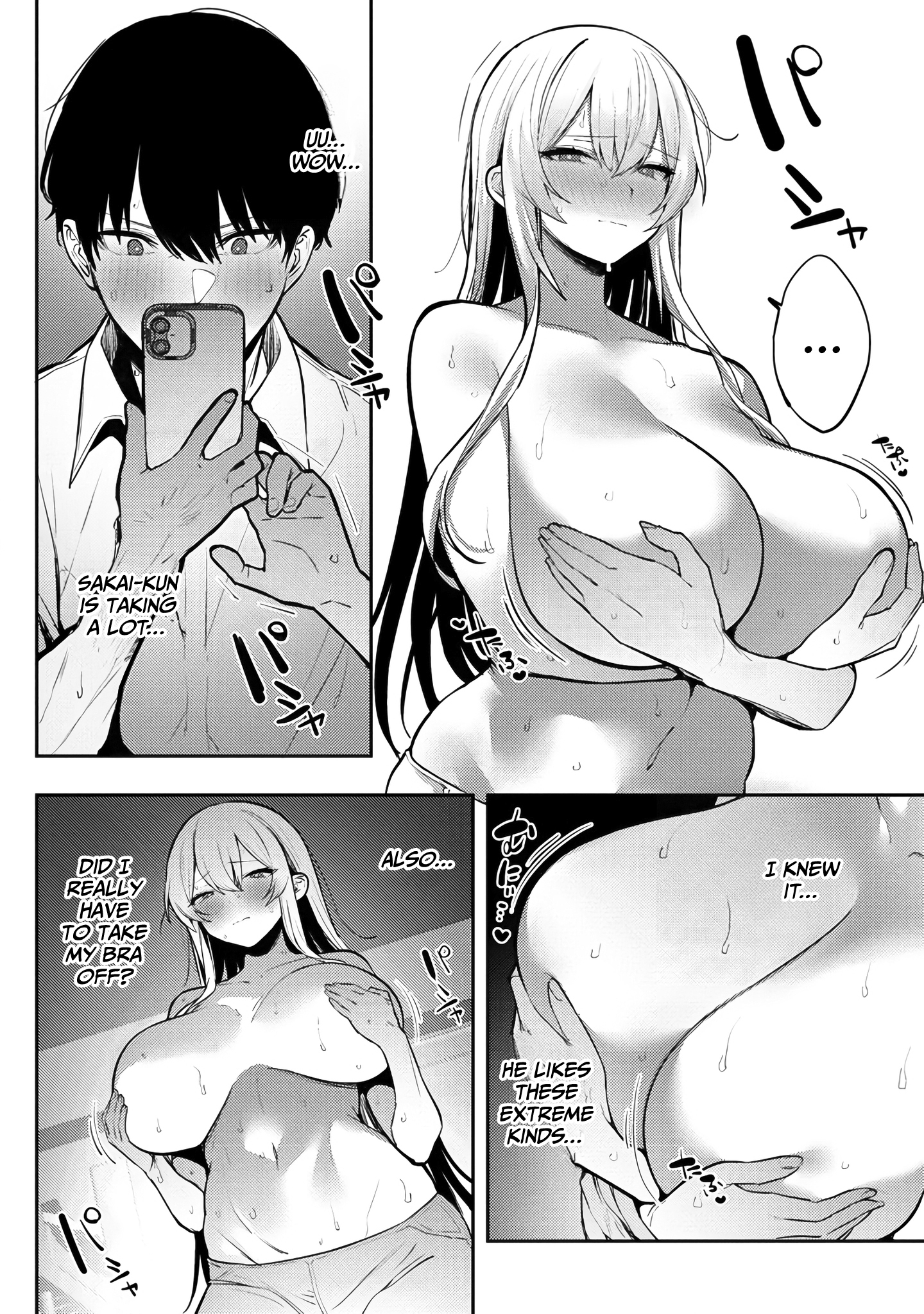 Halaman dari Mukuchina Miyashita-san no Shikiyoku Channel Chapter 7