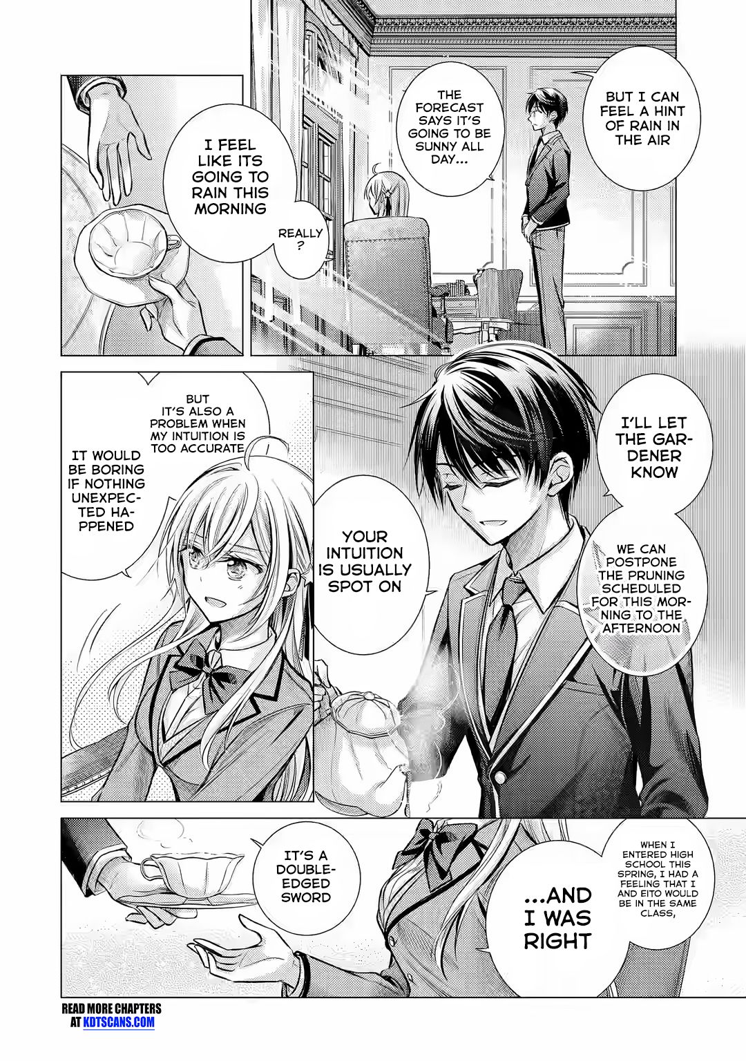 Halaman dari Ore ga Kokuhaku Sarete Kara, Ojou no Yousu ga Okashii Chapter 1.1