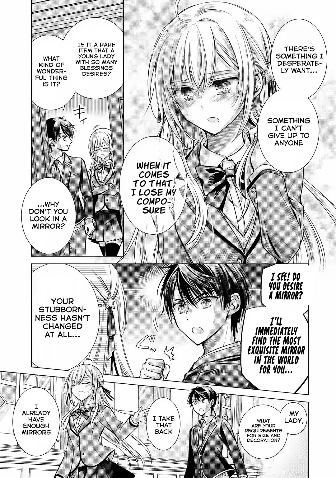 Halaman dari Ore ga Kokuhaku Sarete Kara, Ojou no Yousu ga Okashii Chapter 1.1