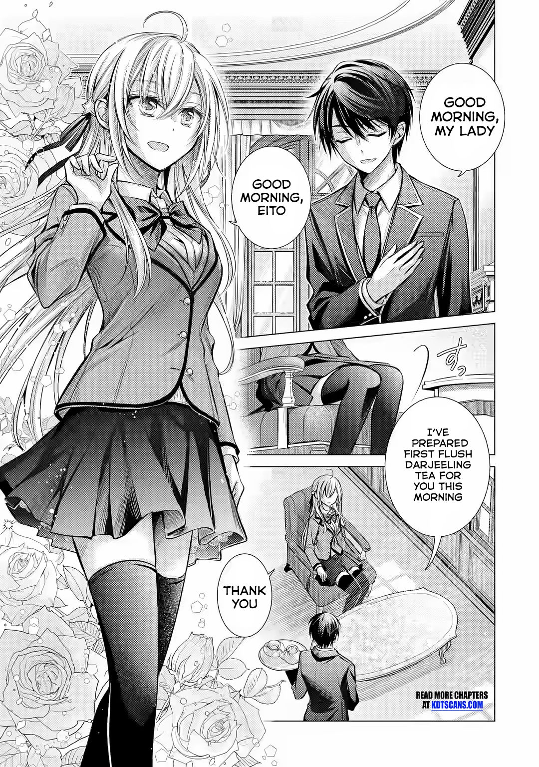Halaman dari Ore ga Kokuhaku Sarete Kara, Ojou no Yousu ga Okashii Chapter 1.1