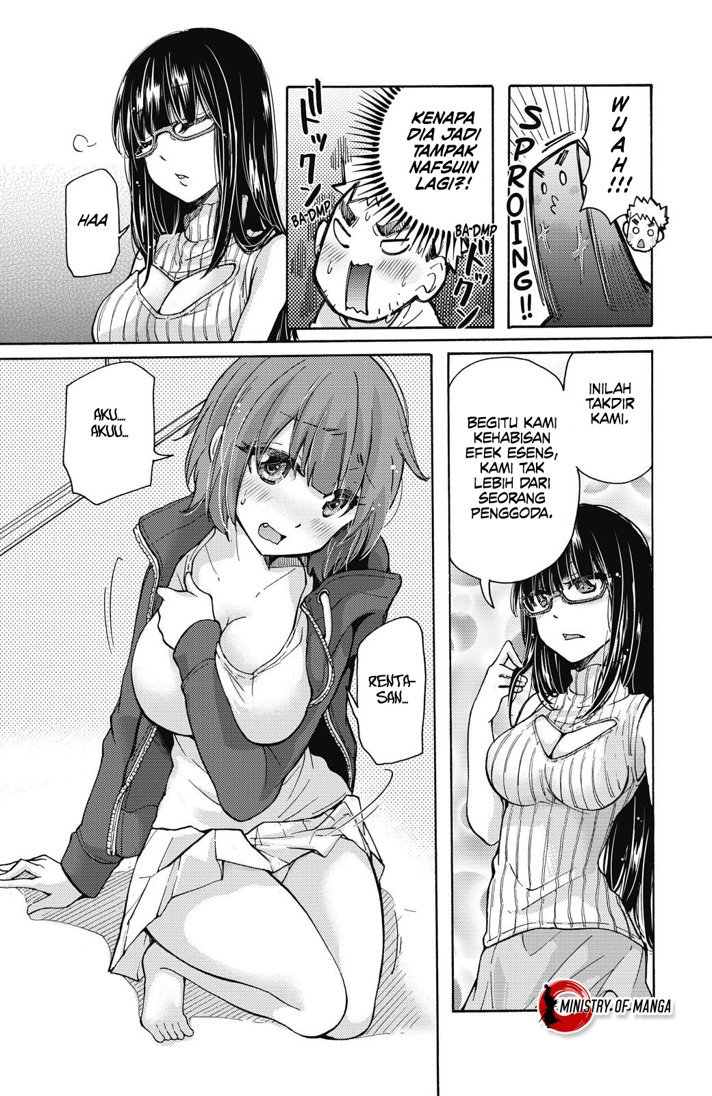Saki-chan wa Konya mo Pekopeko Chapter 6 - halaman 10