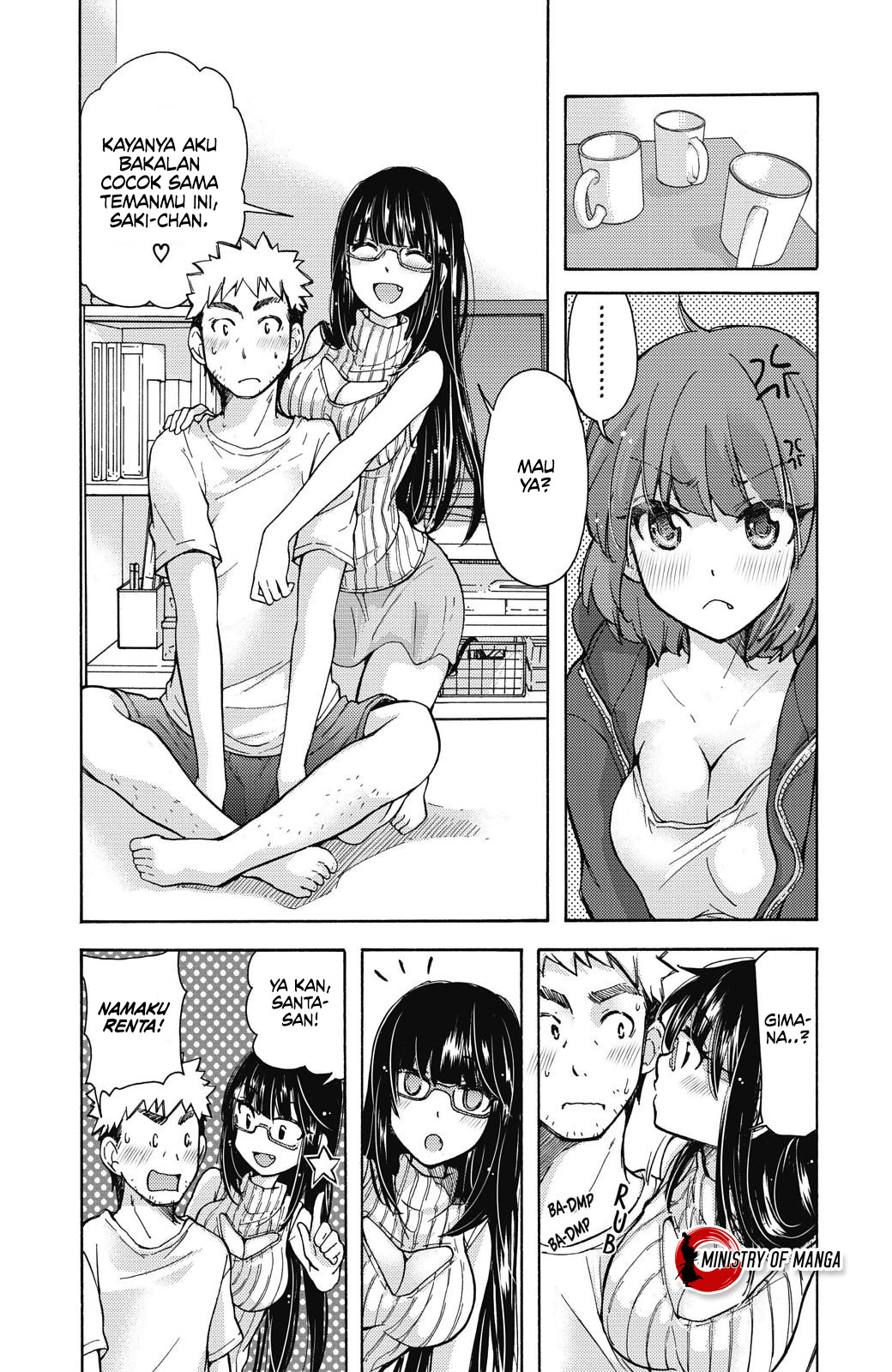 Saki-chan wa Konya mo Pekopeko Chapter 6 - halaman 2