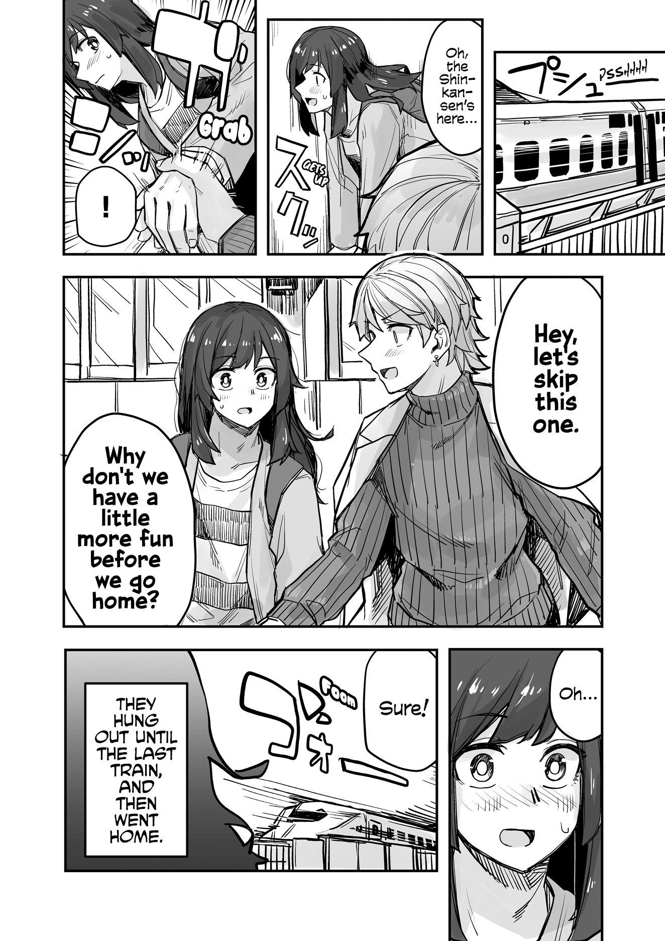 Halaman dari Ikemen Joshi to Josou Danshi Chapter 84