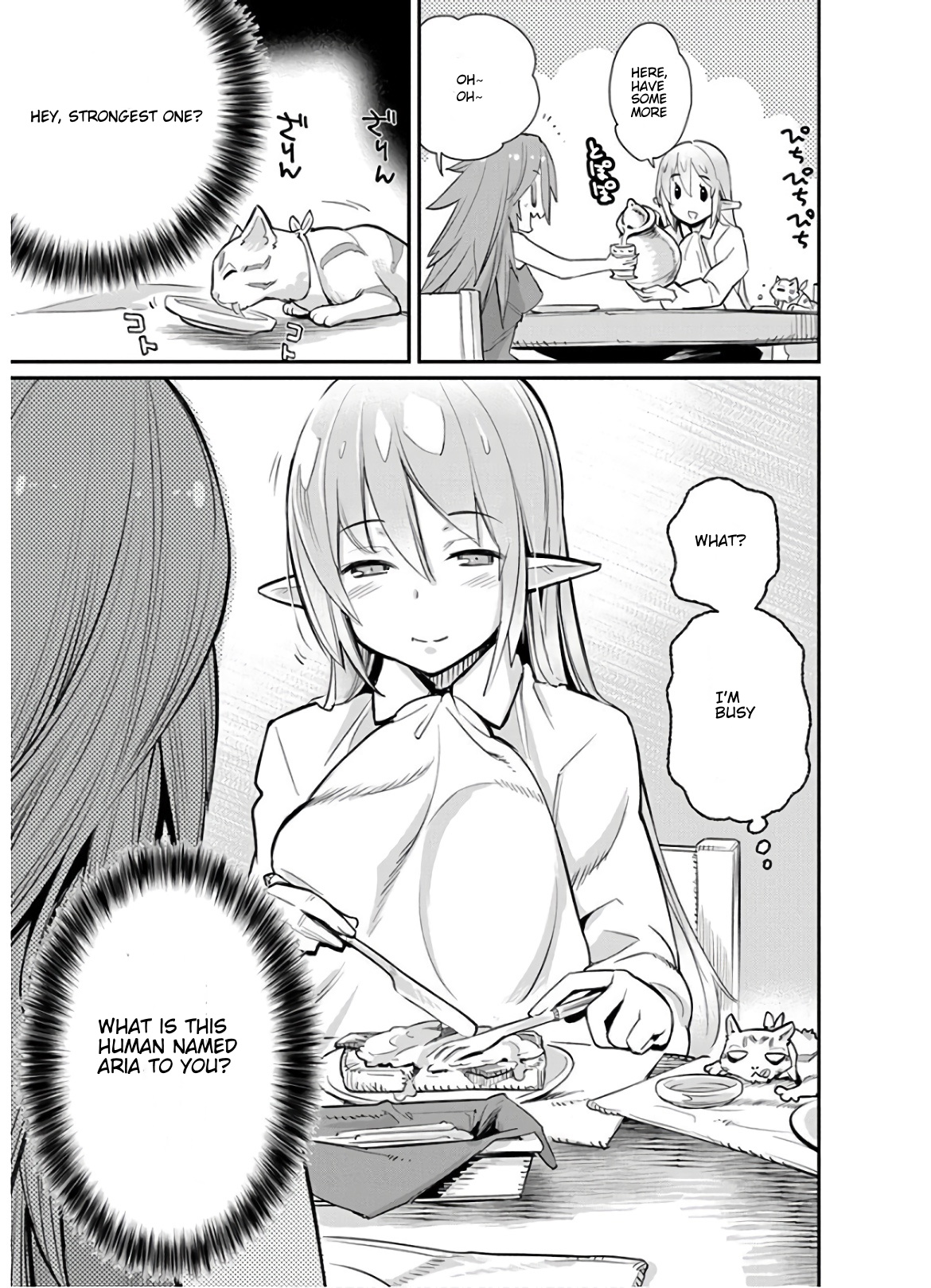 Halaman dari S-Rank Monster no "Behemoth" Dakedo, Neko to Machigawarete Elf Musume no Pet to Shite Kurashitemasu Chapter 22
