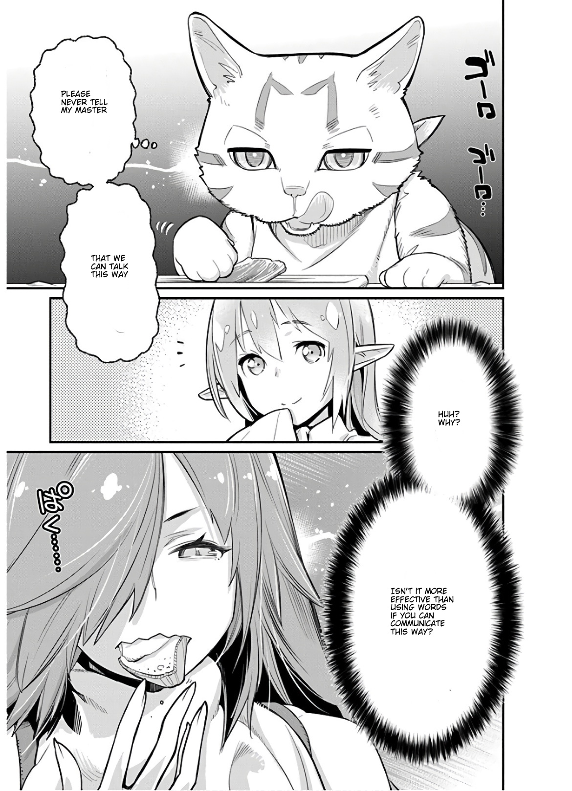Halaman dari S-Rank Monster no "Behemoth" Dakedo, Neko to Machigawarete Elf Musume no Pet to Shite Kurashitemasu Chapter 22