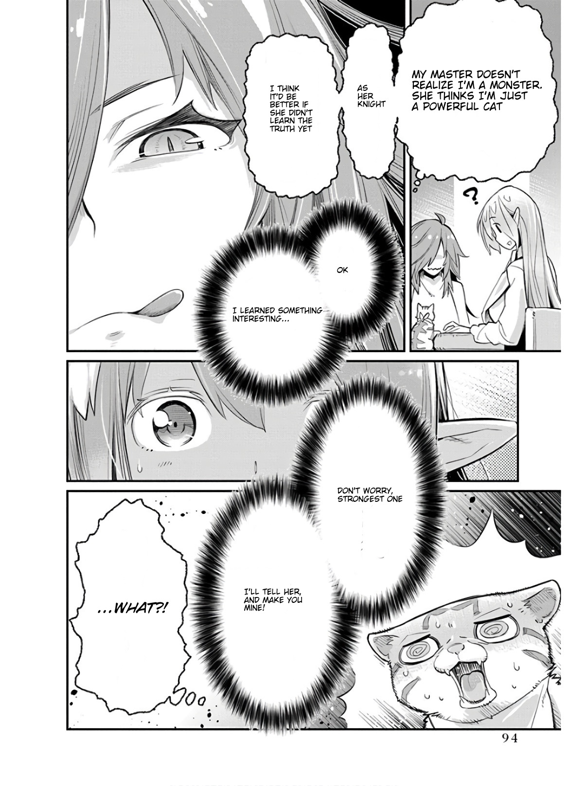 Halaman dari S-Rank Monster no "Behemoth" Dakedo, Neko to Machigawarete Elf Musume no Pet to Shite Kurashitemasu Chapter 22