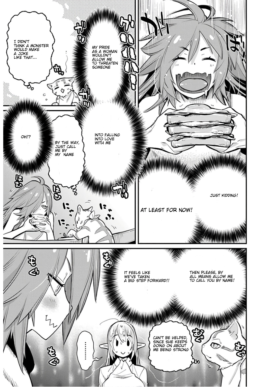 Halaman dari S-Rank Monster no "Behemoth" Dakedo, Neko to Machigawarete Elf Musume no Pet to Shite Kurashitemasu Chapter 22