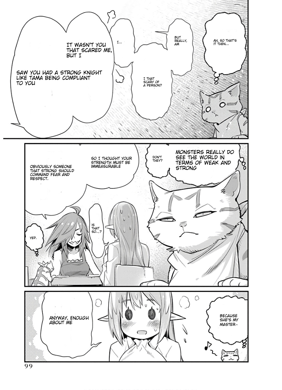 Halaman dari S-Rank Monster no "Behemoth" Dakedo, Neko to Machigawarete Elf Musume no Pet to Shite Kurashitemasu Chapter 22