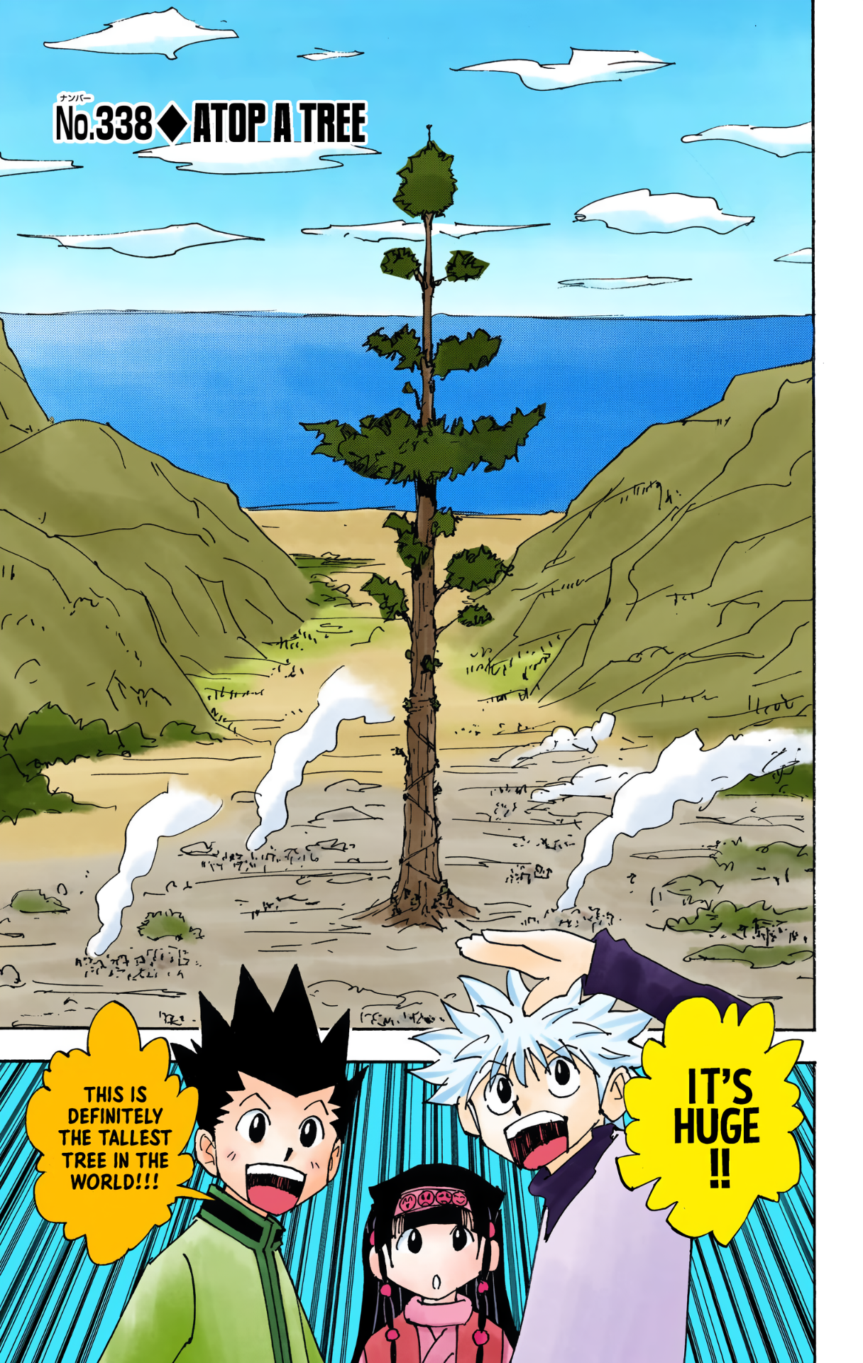 Halaman dari HUNTER x HUNTER (Official Colored) Chapter 338
