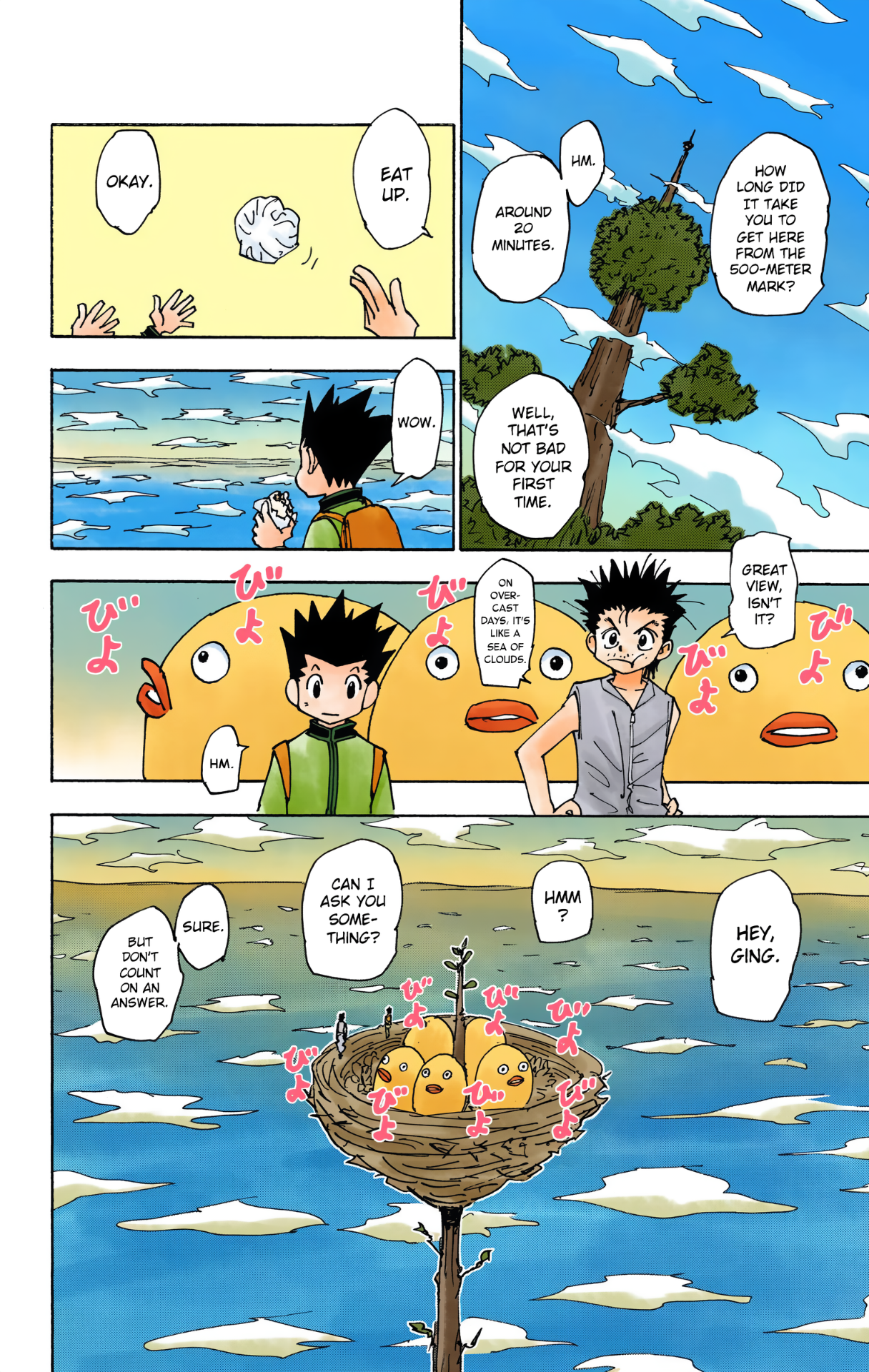 Halaman dari HUNTER x HUNTER (Official Colored) Chapter 338