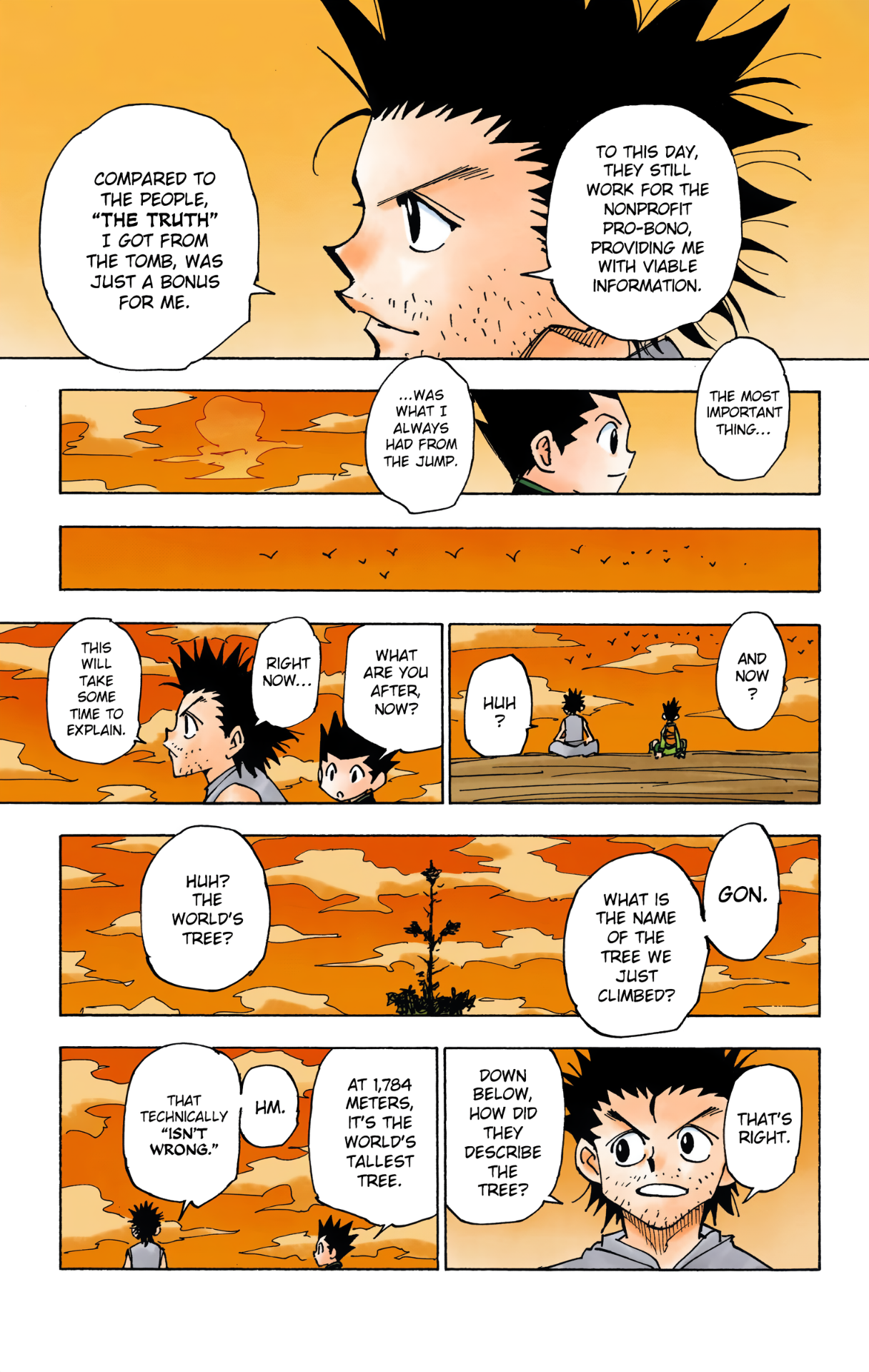 Halaman dari HUNTER x HUNTER (Official Colored) Chapter 338