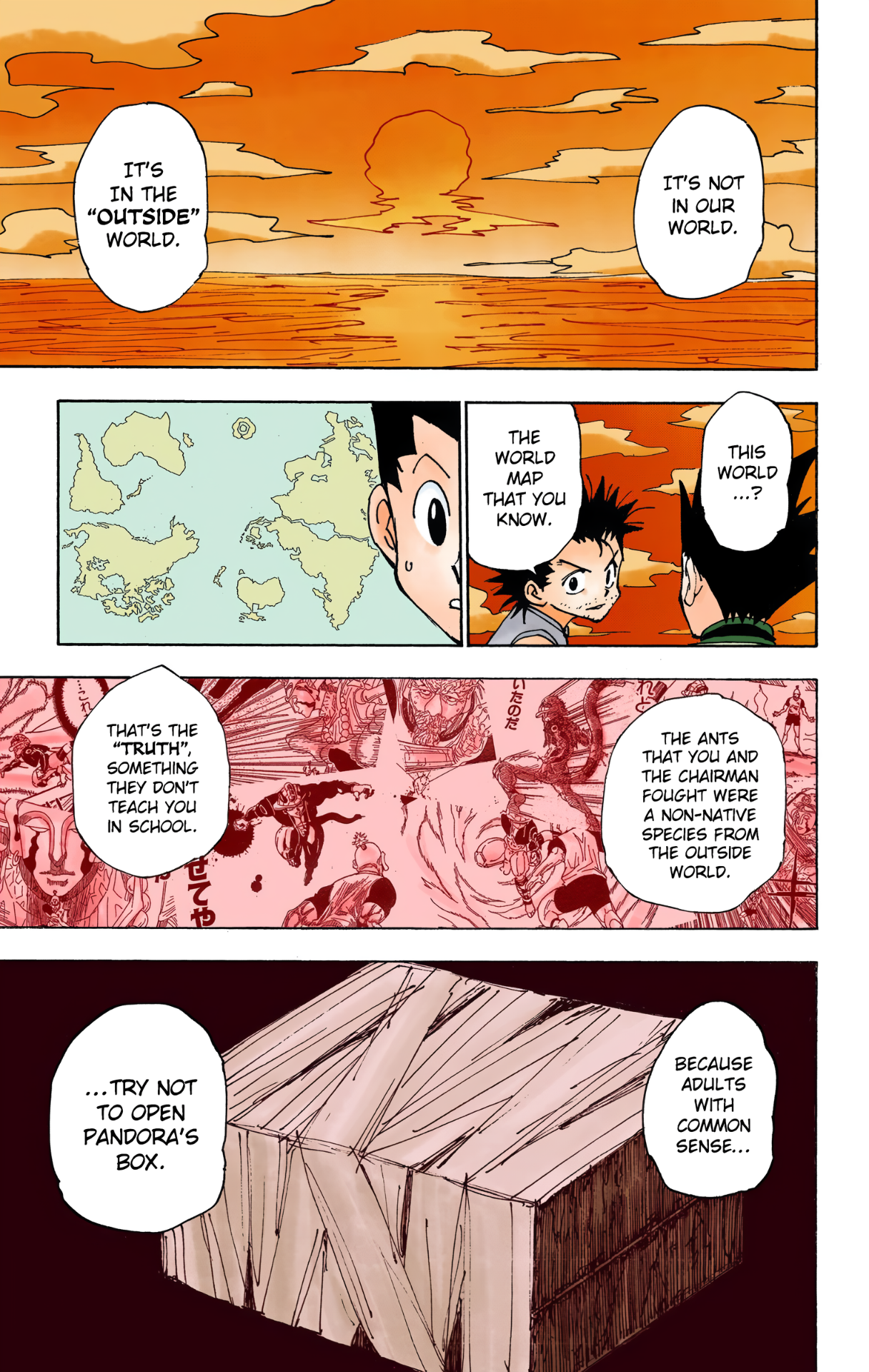 Halaman dari HUNTER x HUNTER (Official Colored) Chapter 338