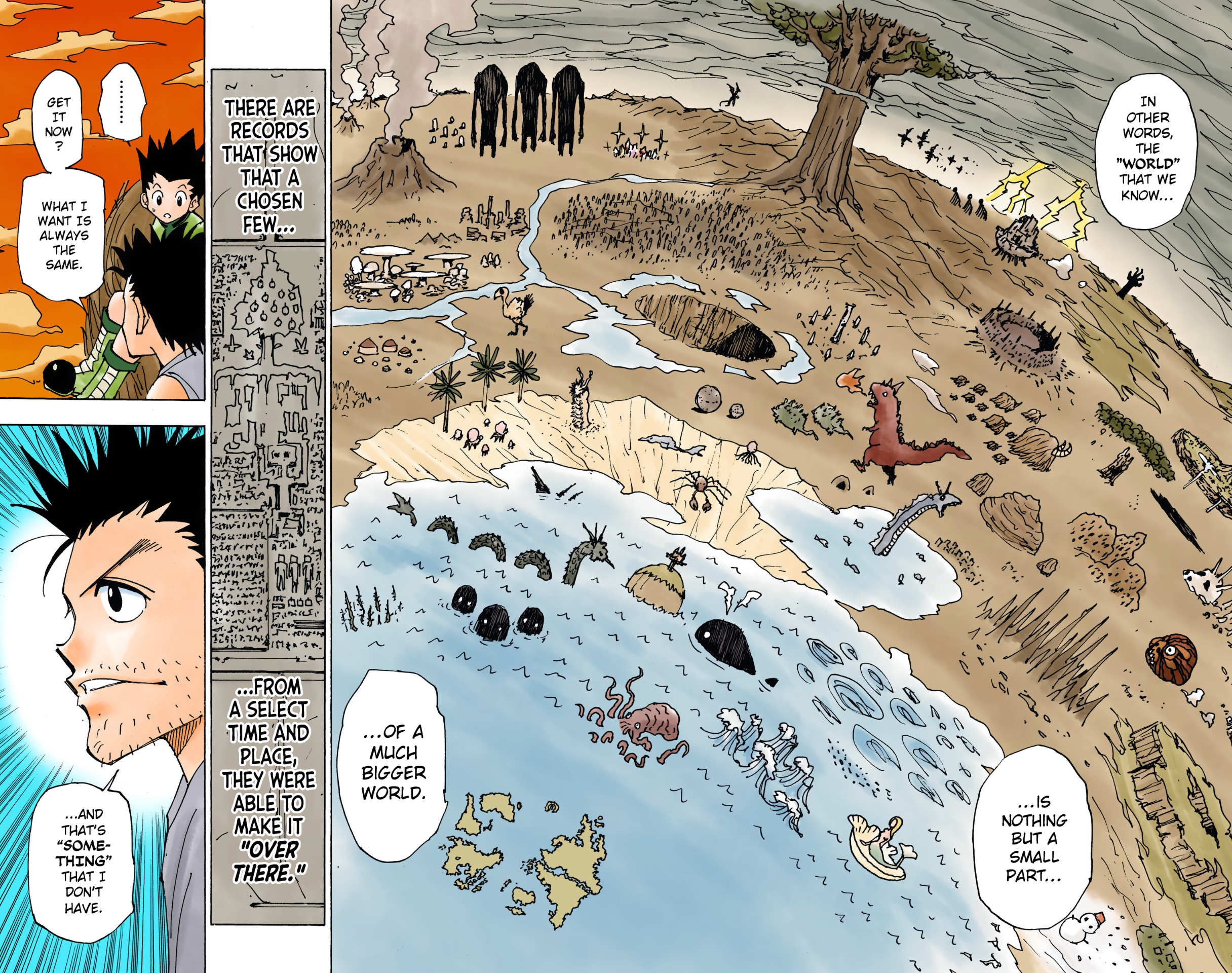 Halaman dari HUNTER x HUNTER (Official Colored) Chapter 338