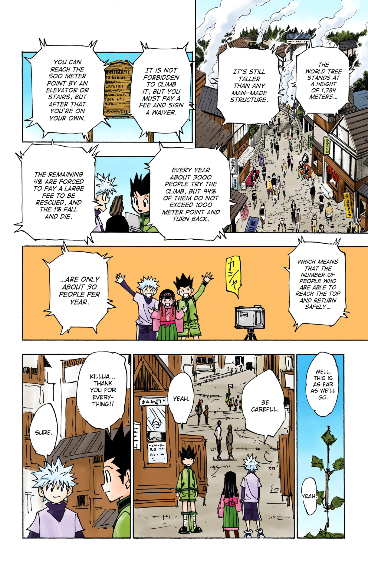 Halaman dari HUNTER x HUNTER (Official Colored) Chapter 338