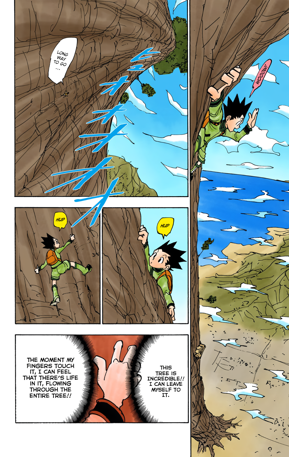 Halaman dari HUNTER x HUNTER (Official Colored) Chapter 338