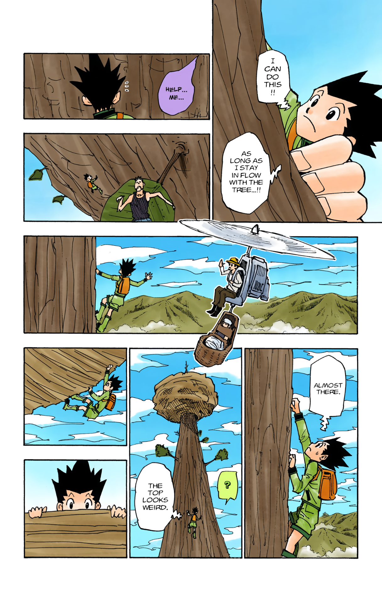 Halaman dari HUNTER x HUNTER (Official Colored) Chapter 338
